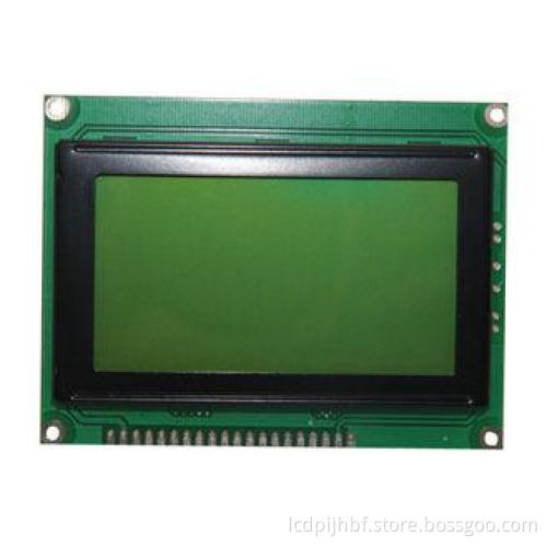 Graphic Monochrome LCD Module , Yellow-green Digital LCD Di